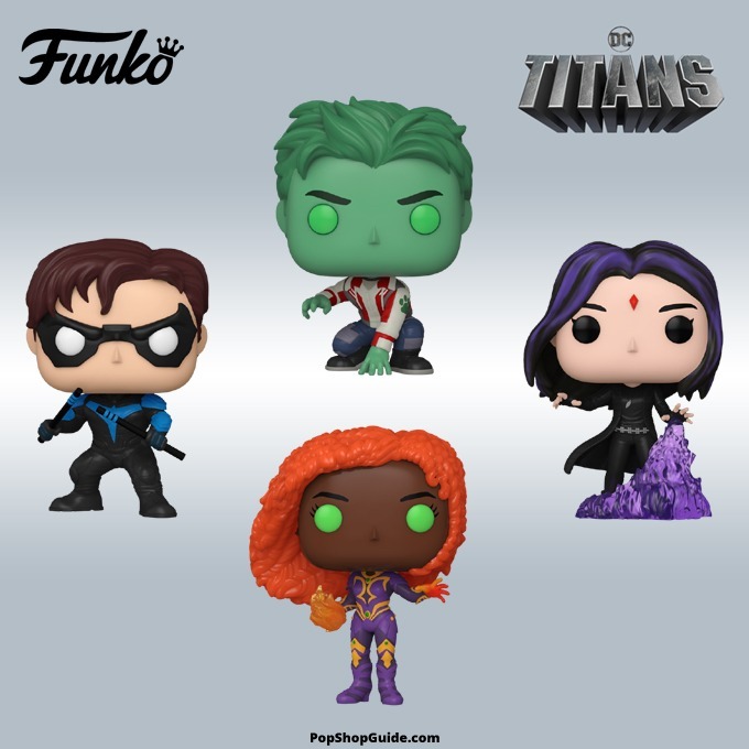 Funko Pop Television - DC Titans - New DC Titans (TV Series) Funko Pop Vinyl Figures - New Funko Pop Vinyl Figures - Pop Shop Guide