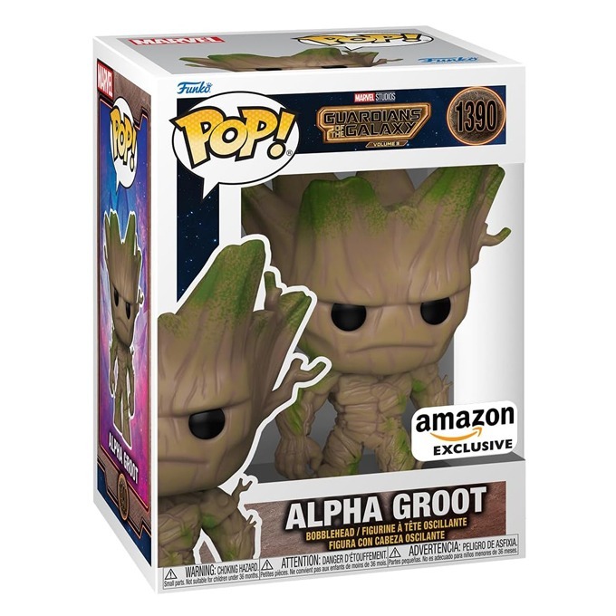 Funko Pop news - New exclusive Marvel Guardians of the Galaxy Volume 3 Funko Pop! Alpha Groot figure - Pop Box - Pop Shop Guide
