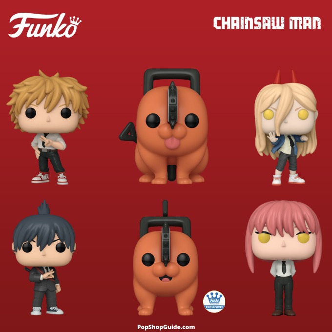 Funko Pop Animation - New Chainsaw Man (Anime TV series) Funko Pop! vinyl figures - Pop Shop Guide