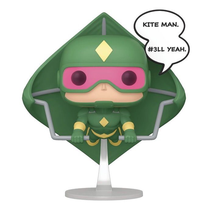 Funko Pop news - New exclusive DC Harley Quinn (The Animated Series) Funko Pop! Kite Man figure - Pop Figure - Pop Shop Guide