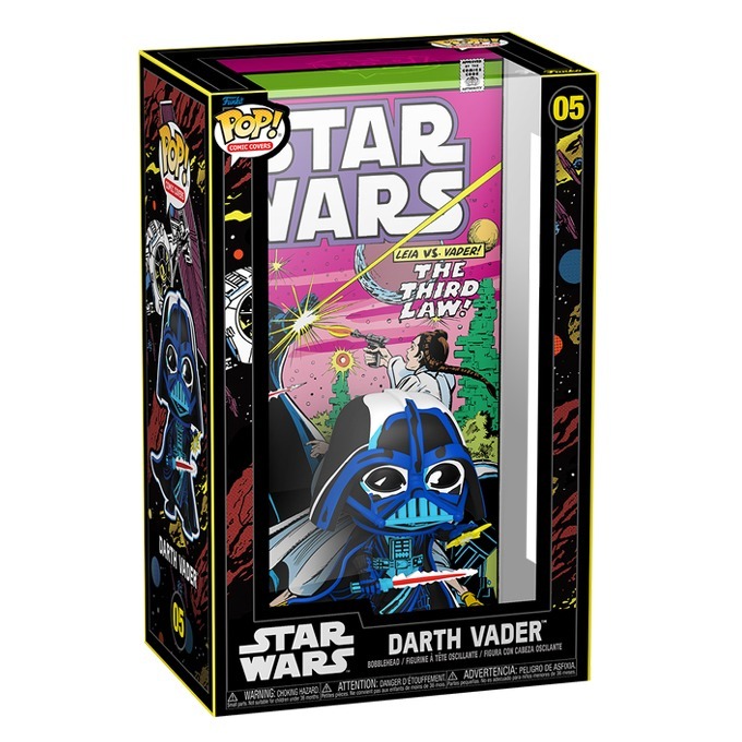 Funko Pop news - New Marvel Funko Pop! Darth Vader – Star Wars #48 Comic Cover figure - Pop Box - Pop Shop Guide
