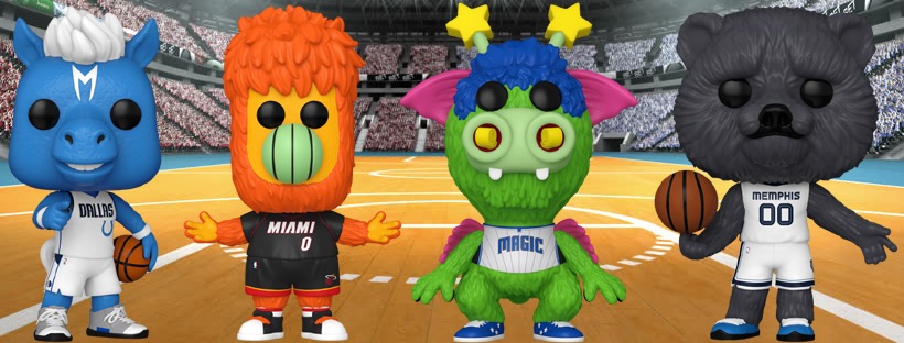 Funko Pop news - New NBA Basketball Mascots Funko Pop! vinyl figures - Pop Shop Guide