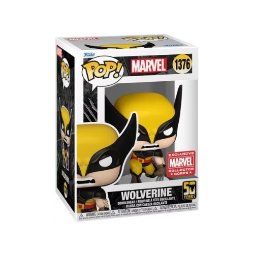 Funko Pop news - New exclusive Marvel Wolverine 50th Anniversary Funko Pop! Marvel Collector Corps Box - Box Wolverine 1376 - Pop Shop Guide