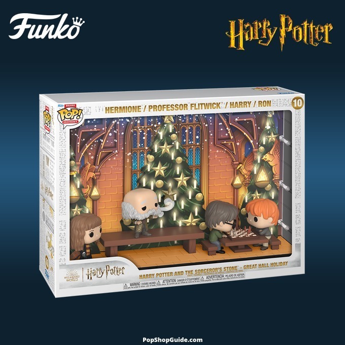 Funko Pop Moment Deluxe - New Harry Potter and the Sorceror’s Stone – Great Hall Holiday Funko Pop! Moment Deluxe figure - Pop Shop Guide