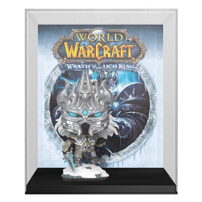 Funko Pop news - New exclusive World of Warcraft Wrath of the Lich King Funko Pop! Glow in the Dark Game Cover figure - Pop Figure - Pop Shop Guide