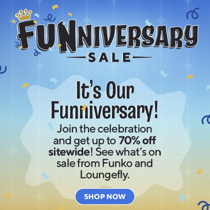 Funko Funniversary Sale at Funko Europe