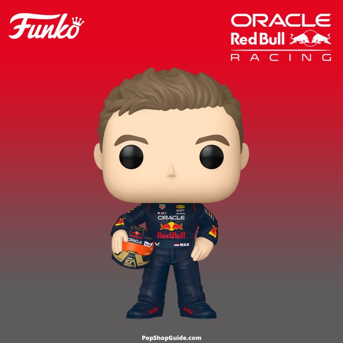 Funko Pop Racing - New Formula 1 Max Verstappen with Helmet (Oracle Red Bull) Funko Pop! Racing figure - New Funko Pop Vinyl Figure - Pop Shop Guide
