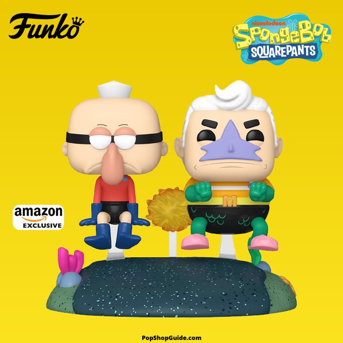 Funko Pop Rides - New exclusive SpongeBob SquarePants (Animated TV series) Mermaid Man & Barnacle Boy with the Invisible Boatmobile Funko Pop! Rides figure - Pop Shop Guide