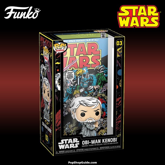 Funko Pop Comic Covers - Marvel Star Wars – New Marvel Funko Pop! Obi-Wan Kenobi – Star Wars #2 Comic Cover figure - Pop Shop Guide