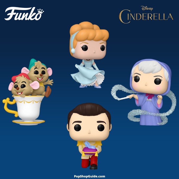 Funko Pop Disney - Disney Cinderella - New Disney Cinderella 75th Anniversary Funko Pop! vinyl figures - Pop Shop Guide