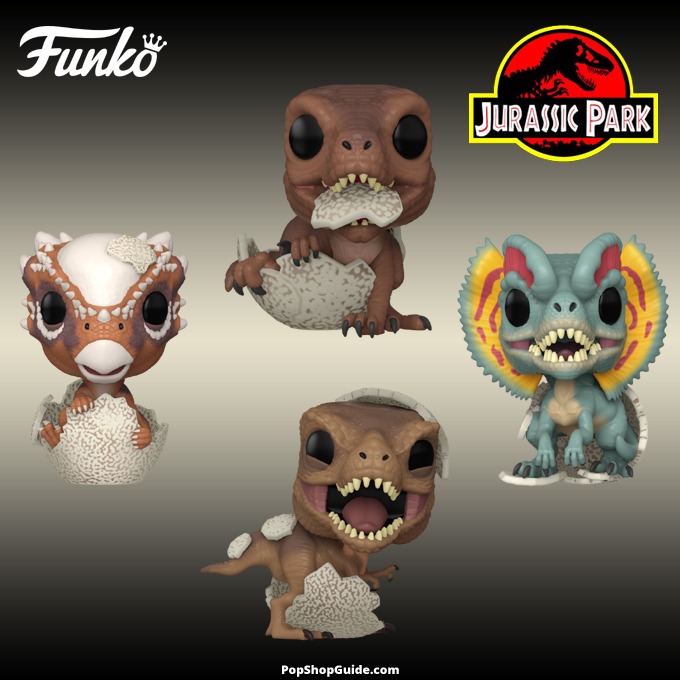 Funko Pop Movies - Jurassic Park - New Jurassic Park (Movie) Funko Pop vinyl figures - Pop Shop Guide