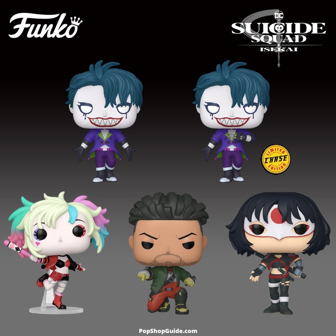 Funko Pop DC Heroes - Suicide Squad Isekai - New DC Suicide Squad Isekai (Anime TV series) Funko Pop Vinyl Figures - Pop Shop Guide