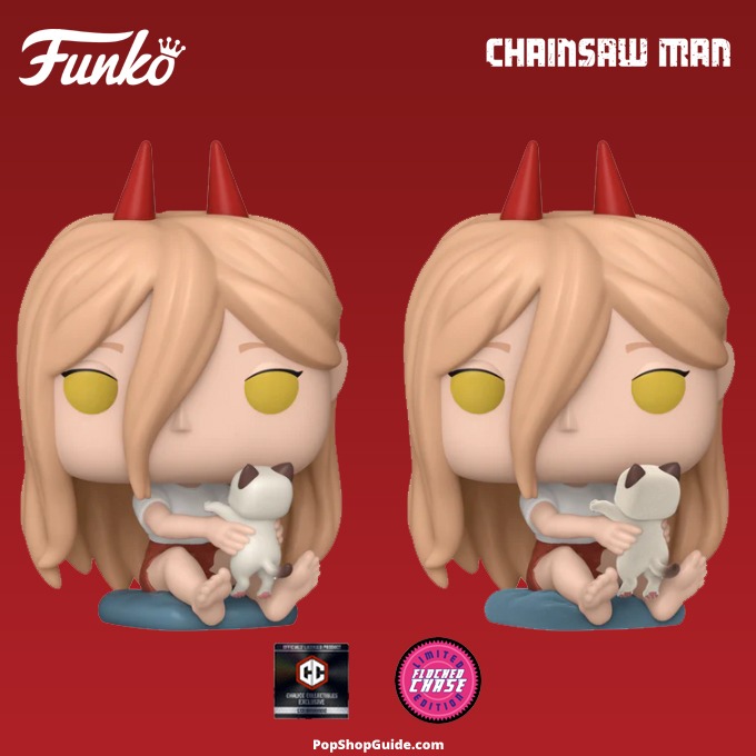 Funko Pop Animation - New exclusive Chainsaw Man (Anime TV series) Funko Pop! Power with Meowy (Chance of Chase) figure - Pop Shop Guide