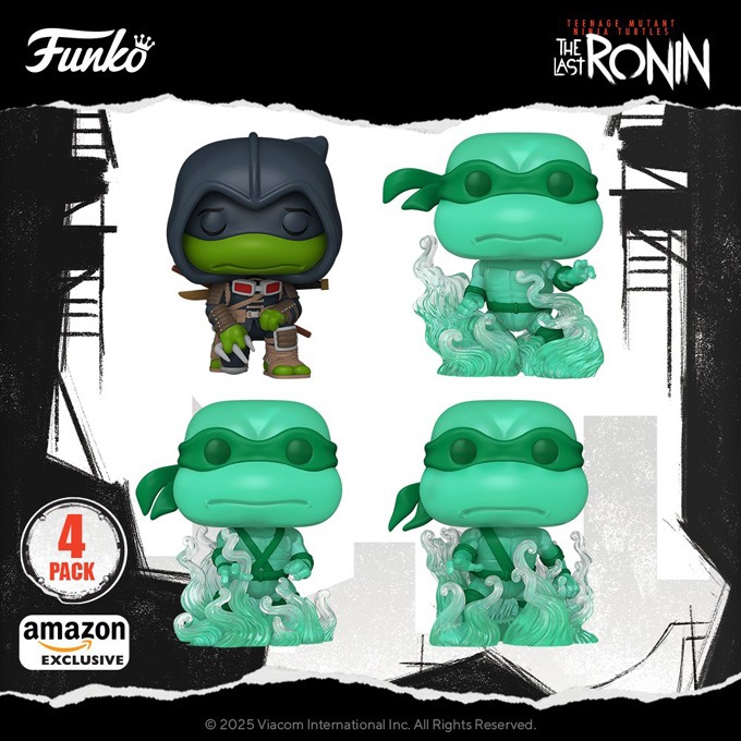 Funko Pop Comics - New Teenage Mutant Ninja Turtles - The Last Ronin Funko Pop! Comics figures 4 Pack (Amazon Exclusive) - Pop Shop Guide