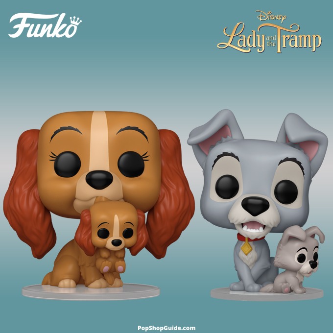 Funko Pop Disney - Lady and the Tramp - New Disney Lady and the Tramp (70th Anniversary) Funko Pop! vinyl figures - Pop Shop Guide
