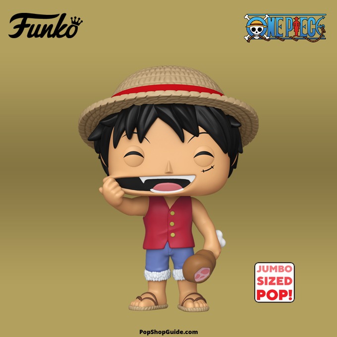 One Funko Pop Monkey D. Luffy (with Meat) (10 inch)
