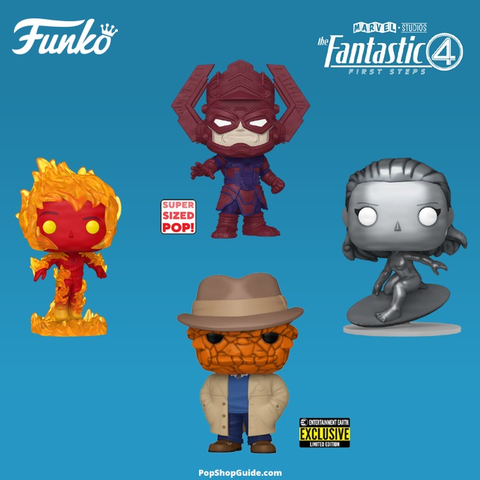 Funko Pop! The Fantastic Four: First Steps figures