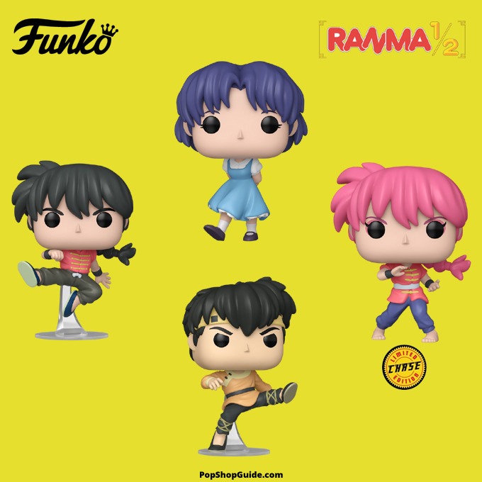 Funko Pop! Ranma 1/2 figures